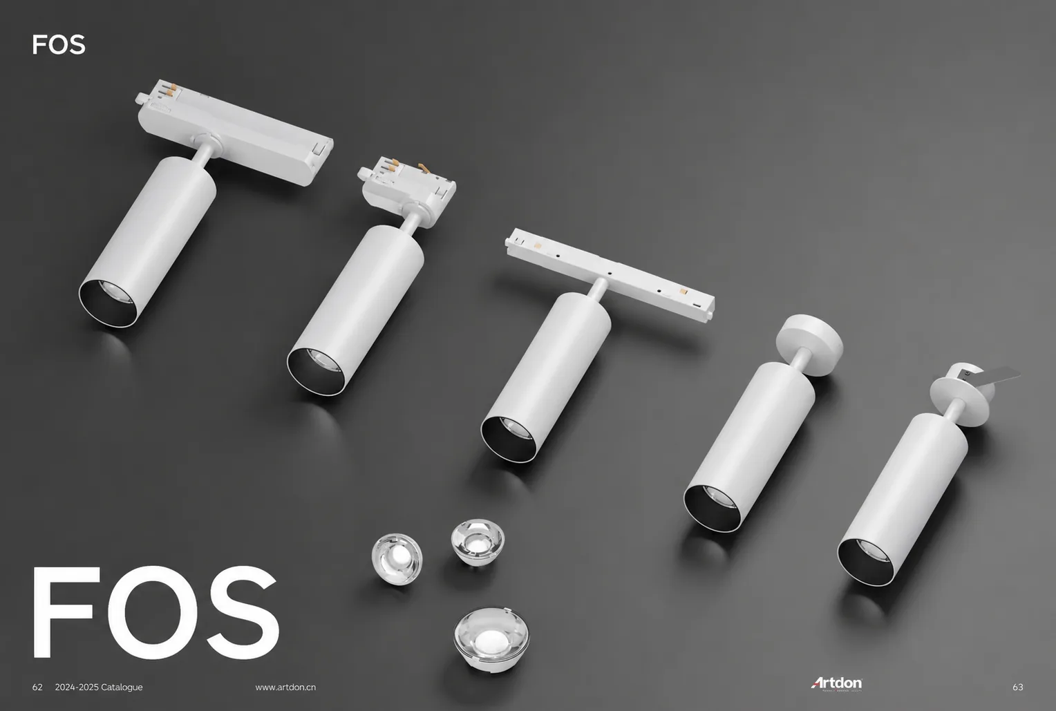 Slim architectural track light for retail, museum and hospitality lighting