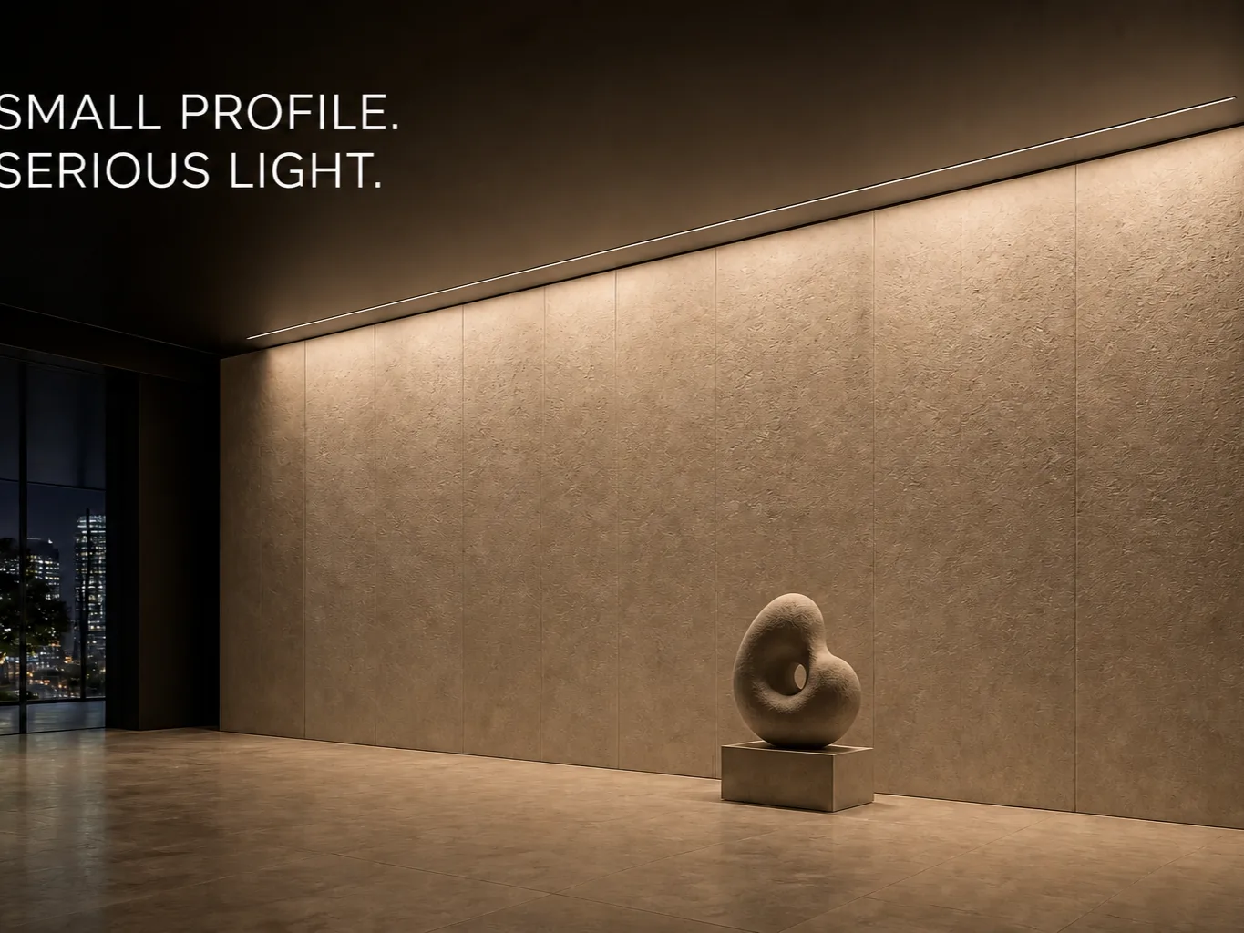 Lumi 80 degree optics for wider architectural illumination