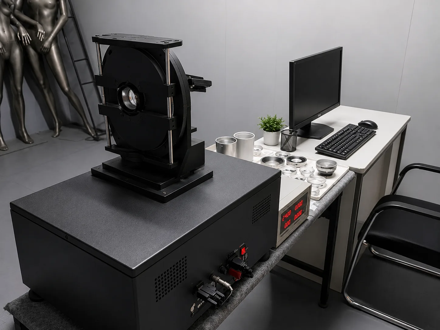 Goniophotometer for architectural lighting beam angle and light distribution testing