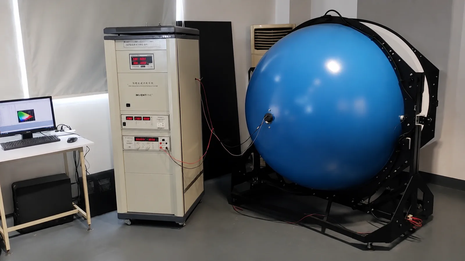 Integrating sphere testing laboratory for architectural lighting products