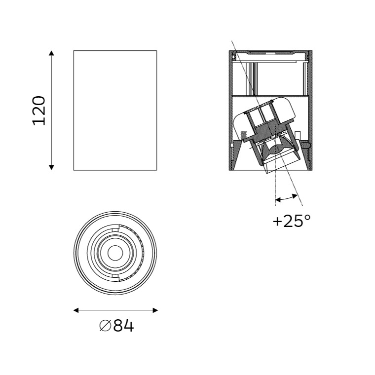 ADJ 84 dimension drawing