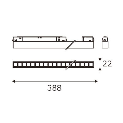 MAGENTRA 388 dimension drawing