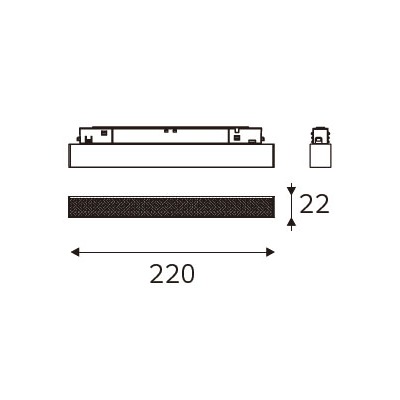 MAGENTRA 220 dimension drawing
