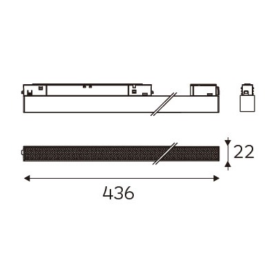 MAGENTRA 436 dimension drawing