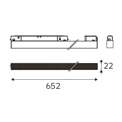 MAGENTRA 652 dimension drawing