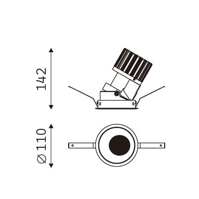 FLEXI 100 dimension drawing