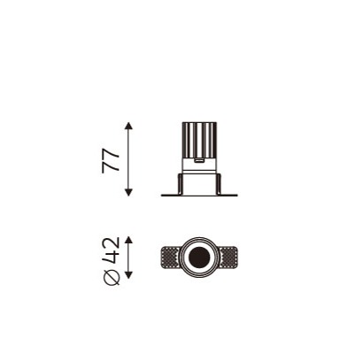 MINI PRO 45 dimension drawing