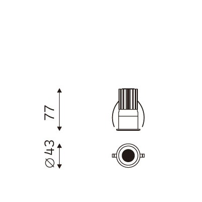 MINI PRO 38 dimension drawing