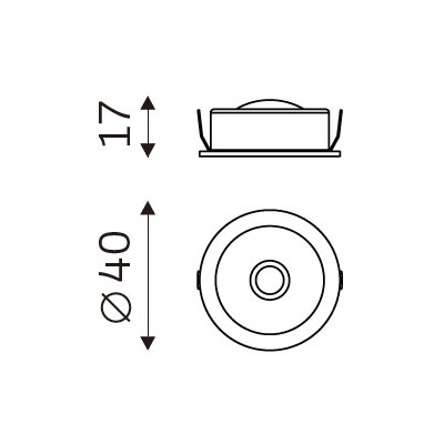 ULTRA-SLIM 35 dimension drawing