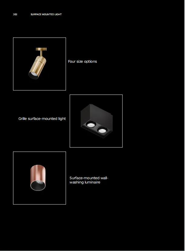 Surface & Pendant Catalogue