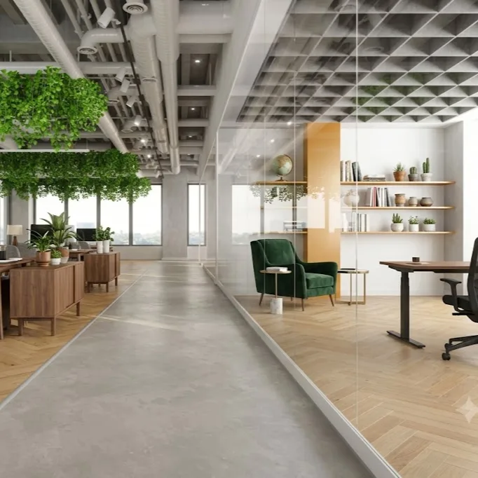 Office Lighting with OPTIMAX recessed downlight