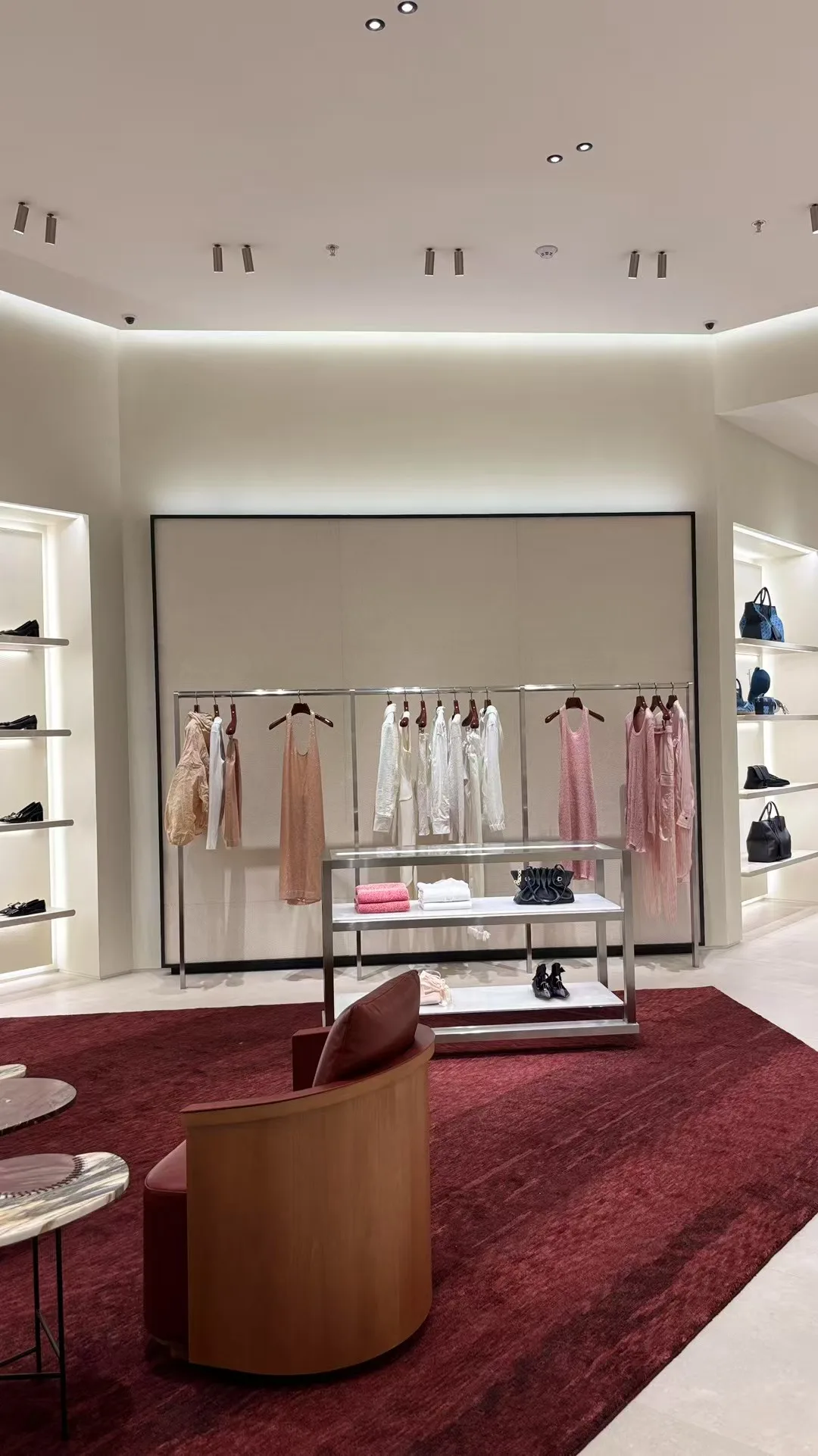 PANTTERFLY Fashion Store entrance in Hong Kong illuminated with EMMA Magnetic Track Lights and EMMA Recessed Downlights, creating an inviting storefront display.