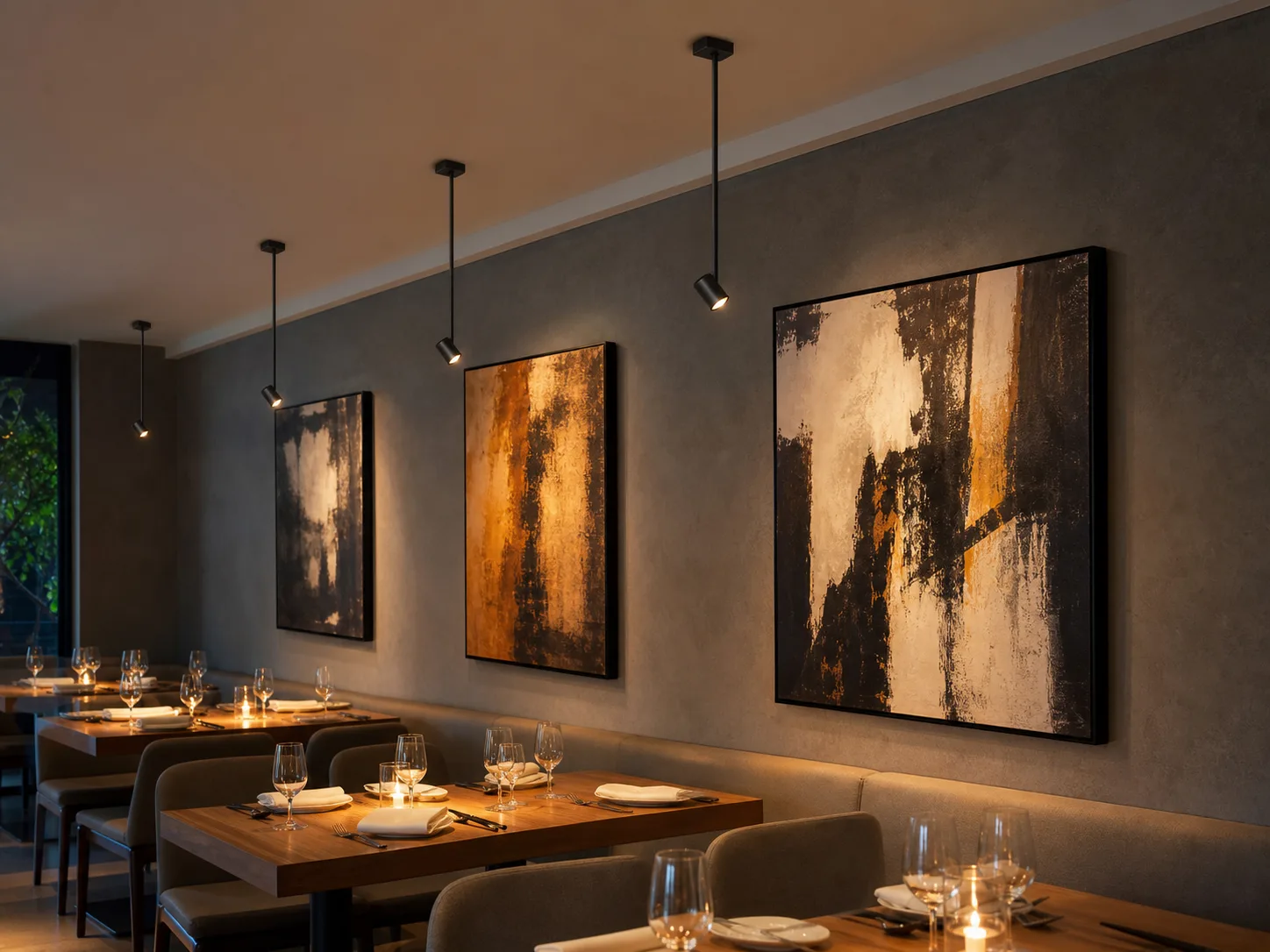 Restaurant Accent Lighting application