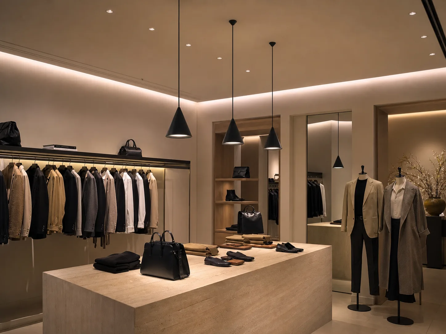 Luxury Retail Accent Lighting application