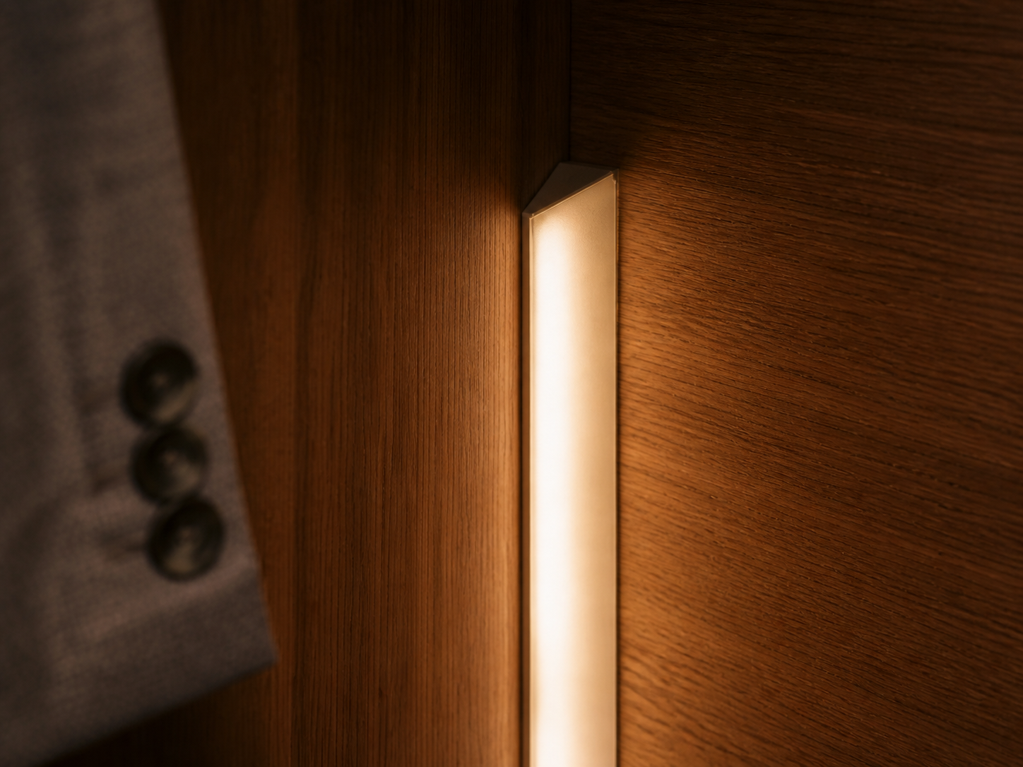 Corner detail concept for AT1818 aluminium LED profile