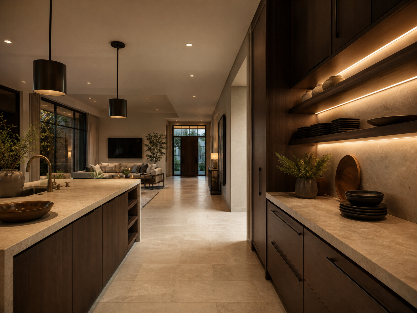 SMD LED strip interior lighting project concept
